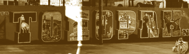 The Tonopah town sign.